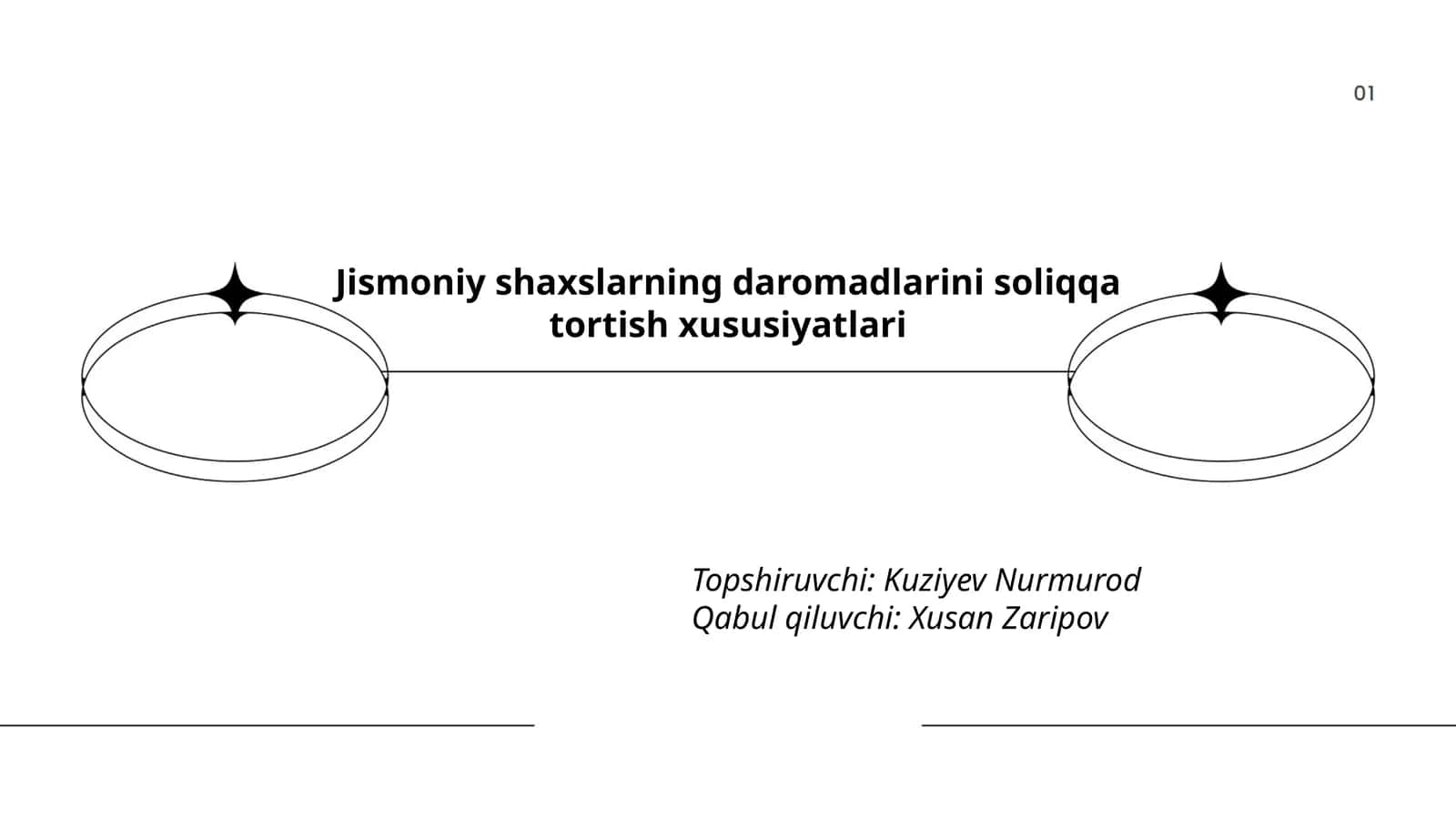 Jismoniy shaxslarning daromadlarini soliqqa tortish xususiyatlari 1