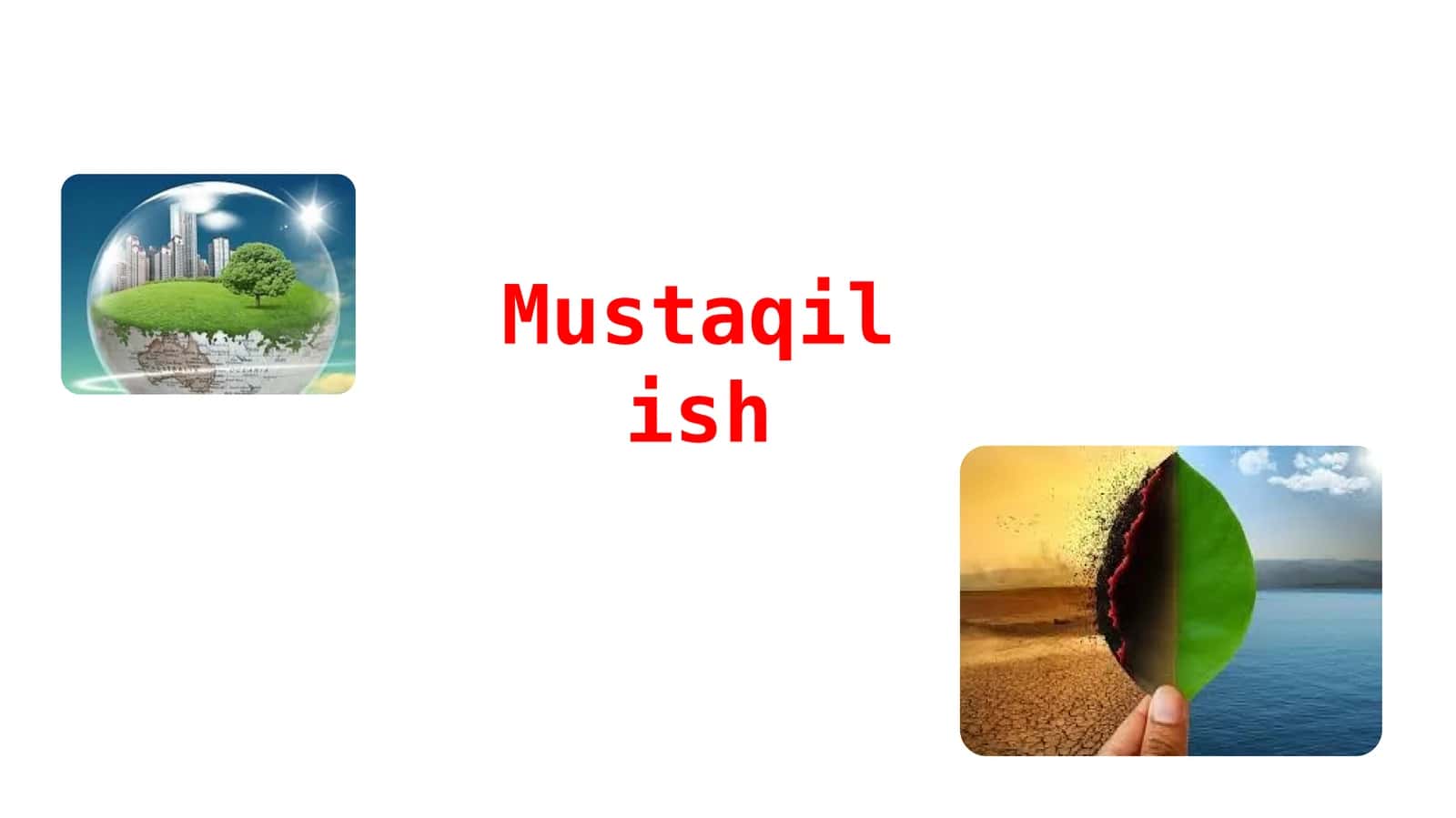 Iqlim o’zgarishi va atrof-muxit 1