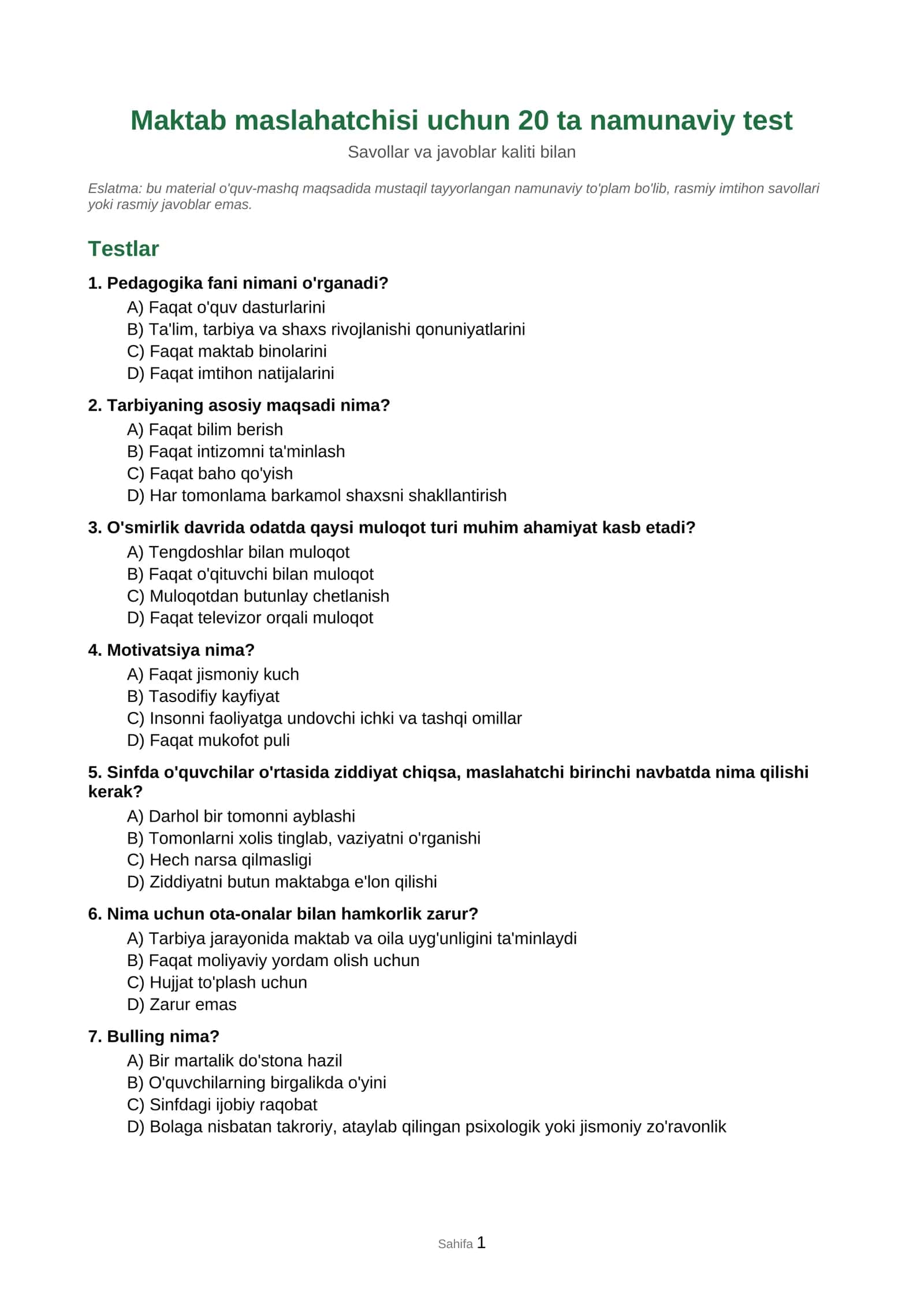 20 ta namunaviy test 1