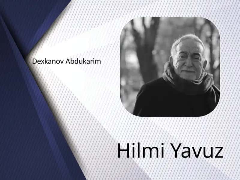 Hilmi Yavuz 1