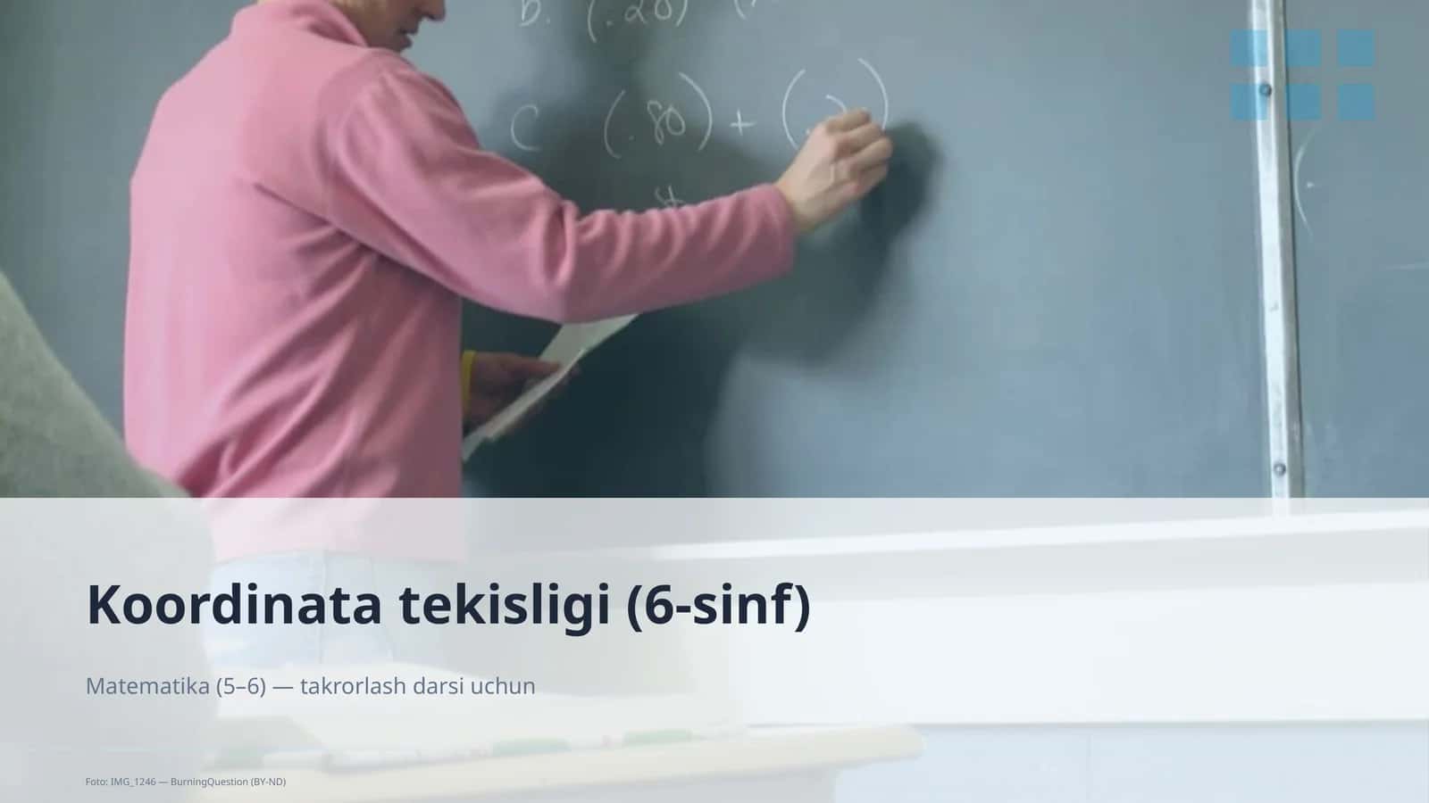 Koordinata tekisligi (6-sinf) 1