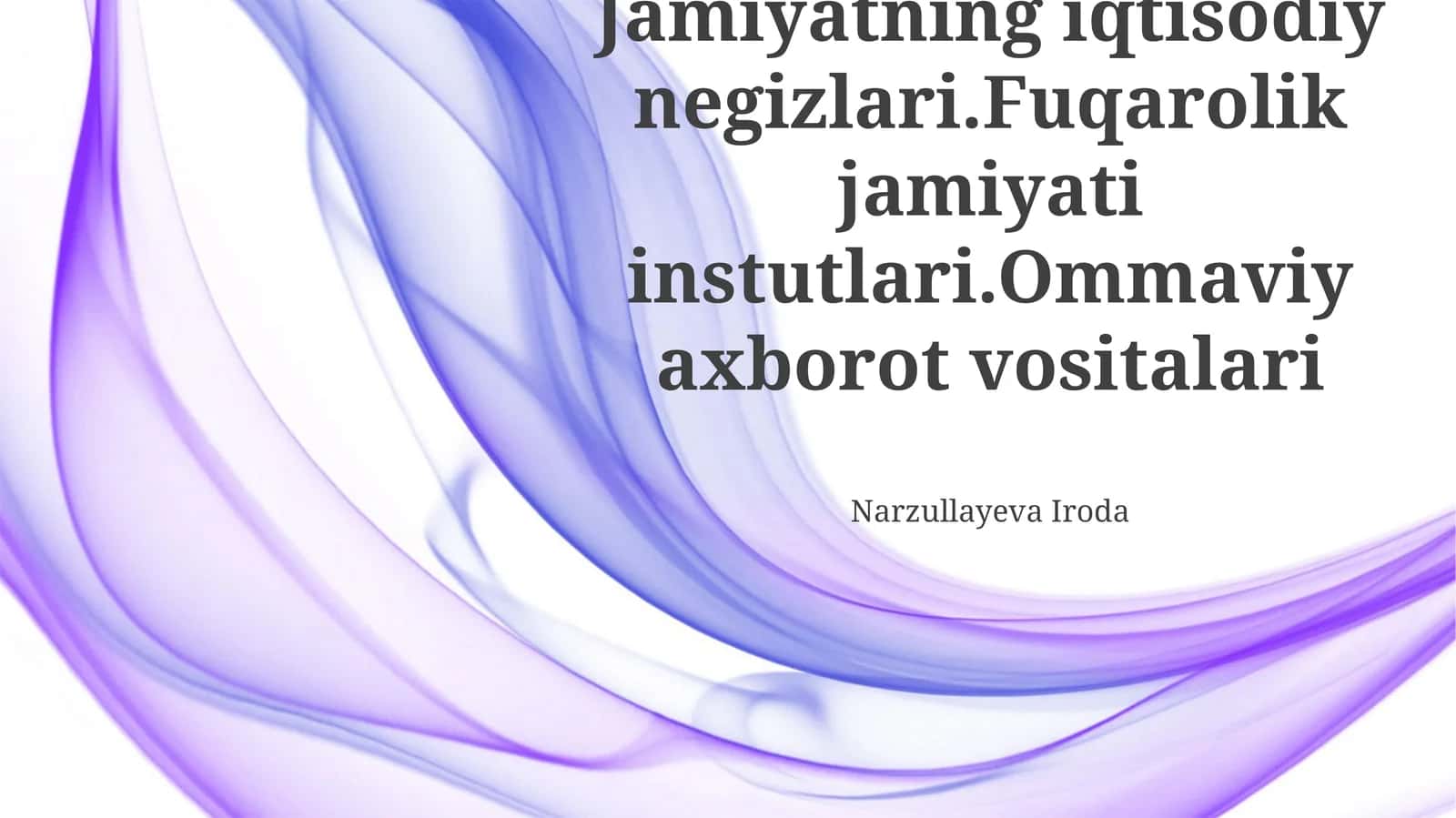 Fuqarolik jamiyati institutlari 1