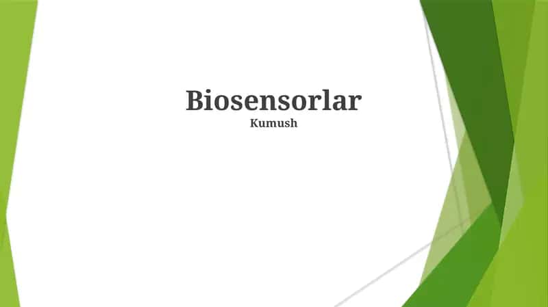 Biosensorlar 1