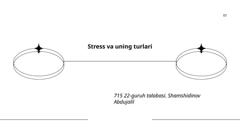 Stress va uning turlari 1