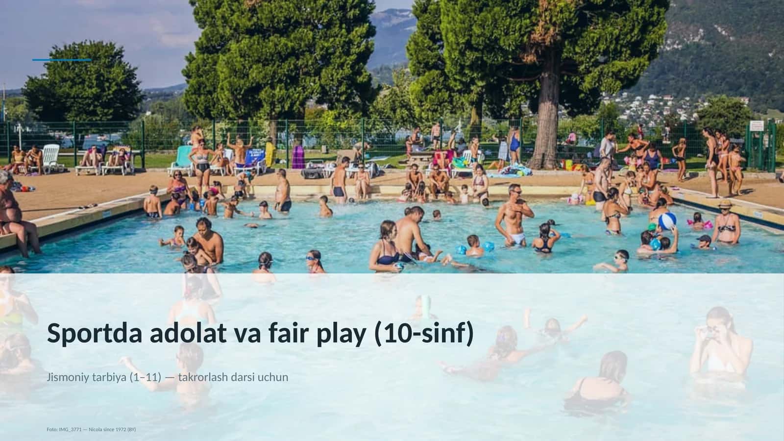 Sportda adolat va fair play (10-sinf) 1
