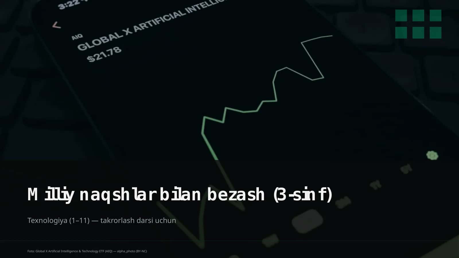 Milliy naqshlar bilan bezash (3-sinf) 1