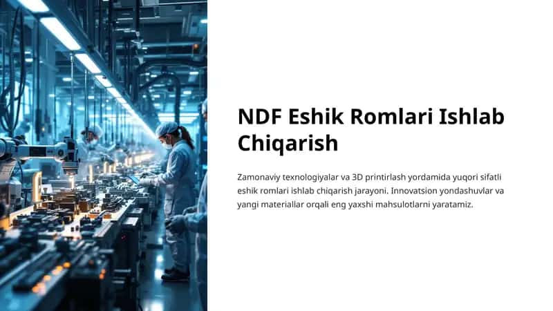 NDF Eshik Romlari Ishlab Chiqarish 1