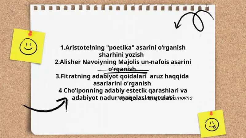 Choʻlponning adabiy estetik qarashlari va adabiyot nadur maqolasi mutolasi 1