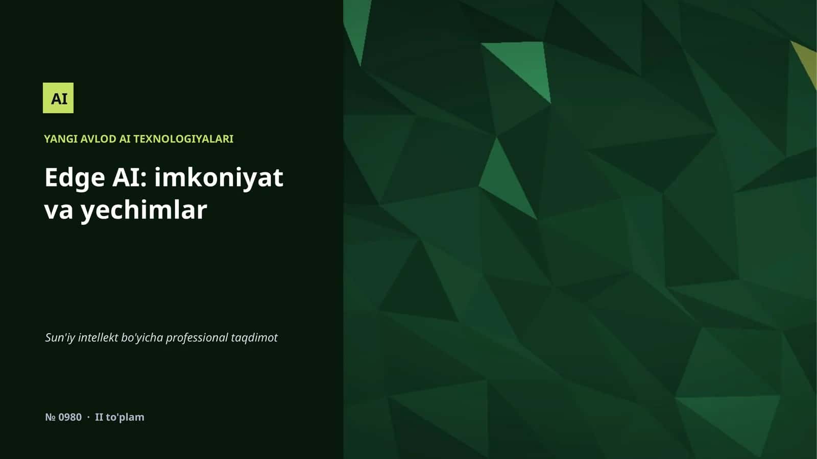 YANGI AVLOD AI TEXNOLOGIYALARI 1