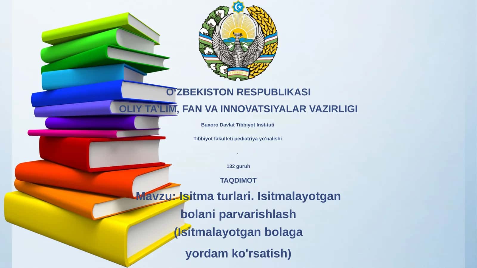 Isitma turlari. Isitmalayotgan bolani parvarishlash 1