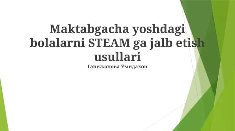 Kichik O'quvchilar Uchun Dasturlash 1