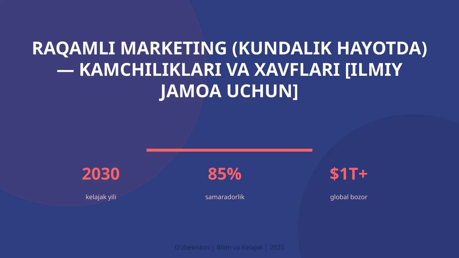 Raqamli marketing (kundalik hayotda) — kamchiliklari va xavflari [ilmiy jamoa uchun] 1