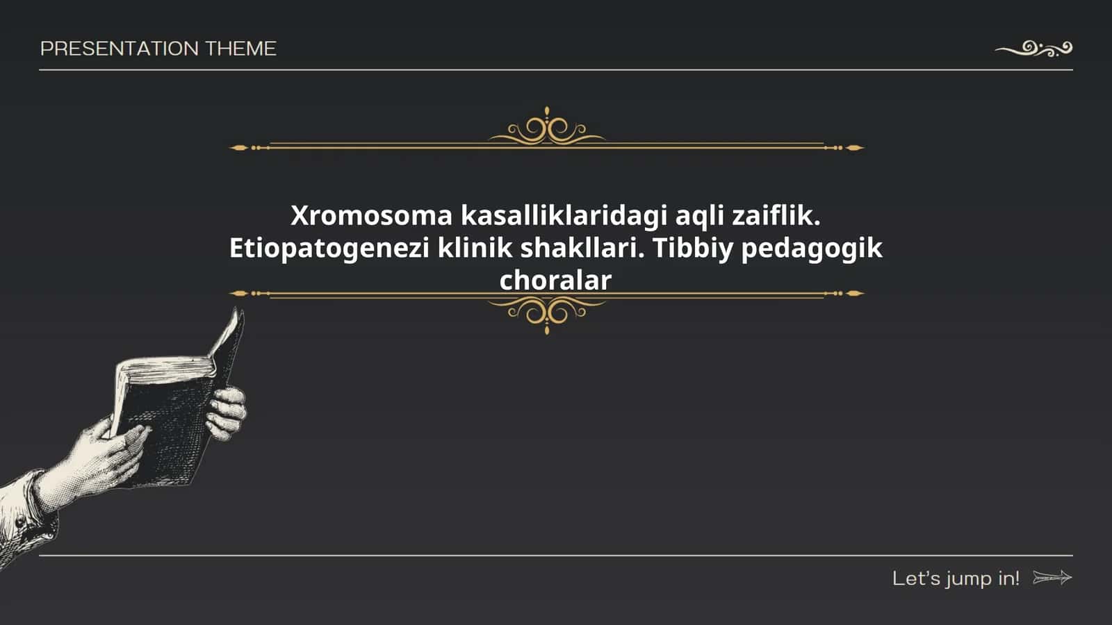 Xromosoma kasalliklaridagi aqli zaiflik. Etiopatogenezi klinik shakllari. Tibbiy pedagogik choralar 1
