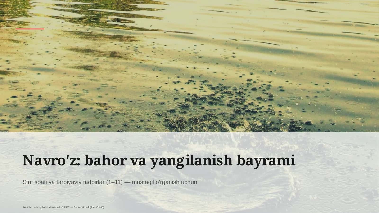 Navro'z: bahor va yangilanish bayrami 1