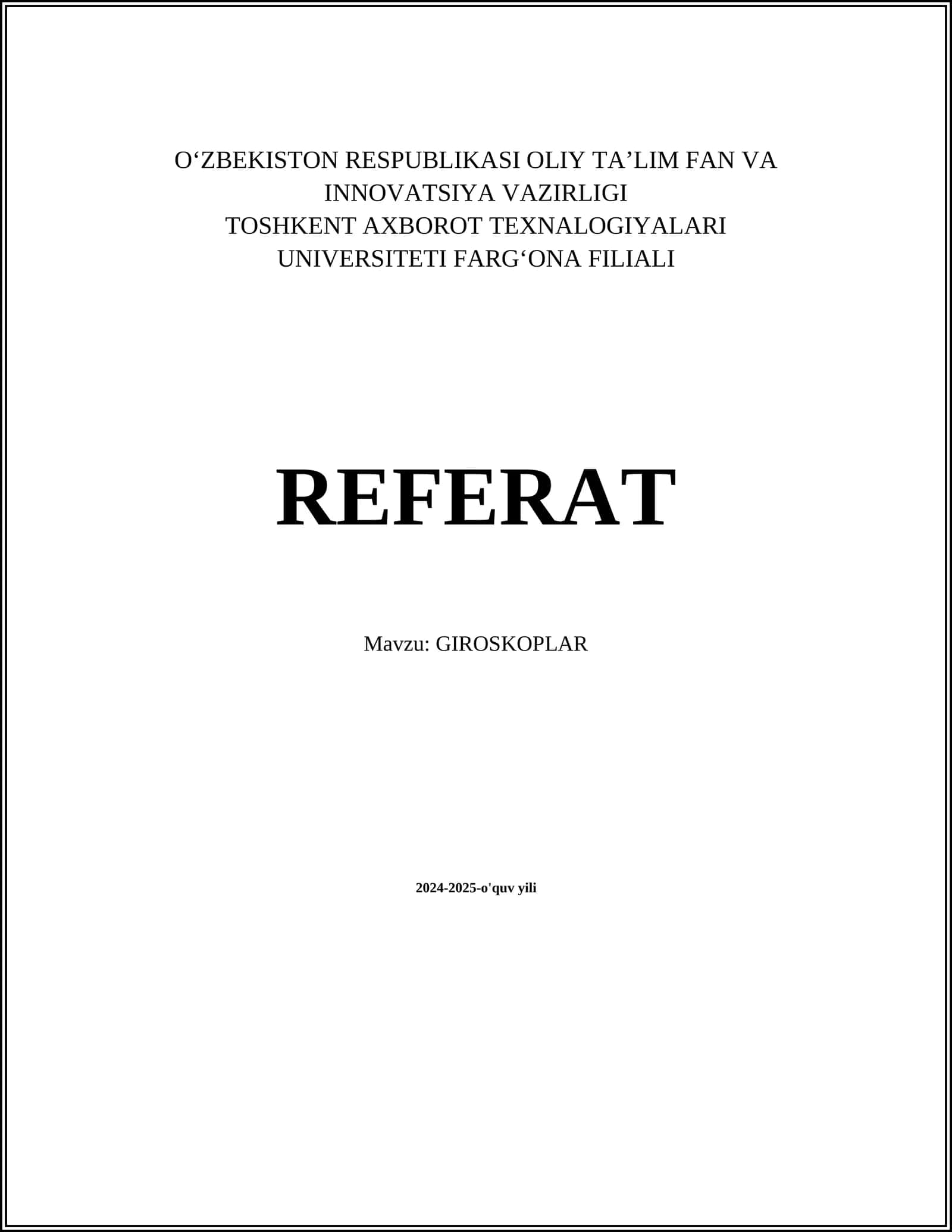 GIROSKOPLAR 1