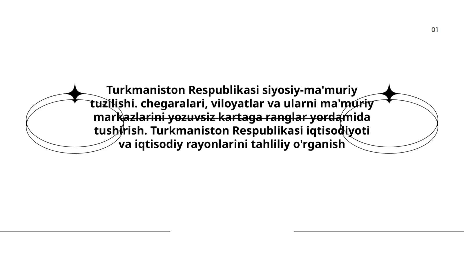 Turkmaniston Respublikasi siyosiy-ma'muriy tuzilishi 1