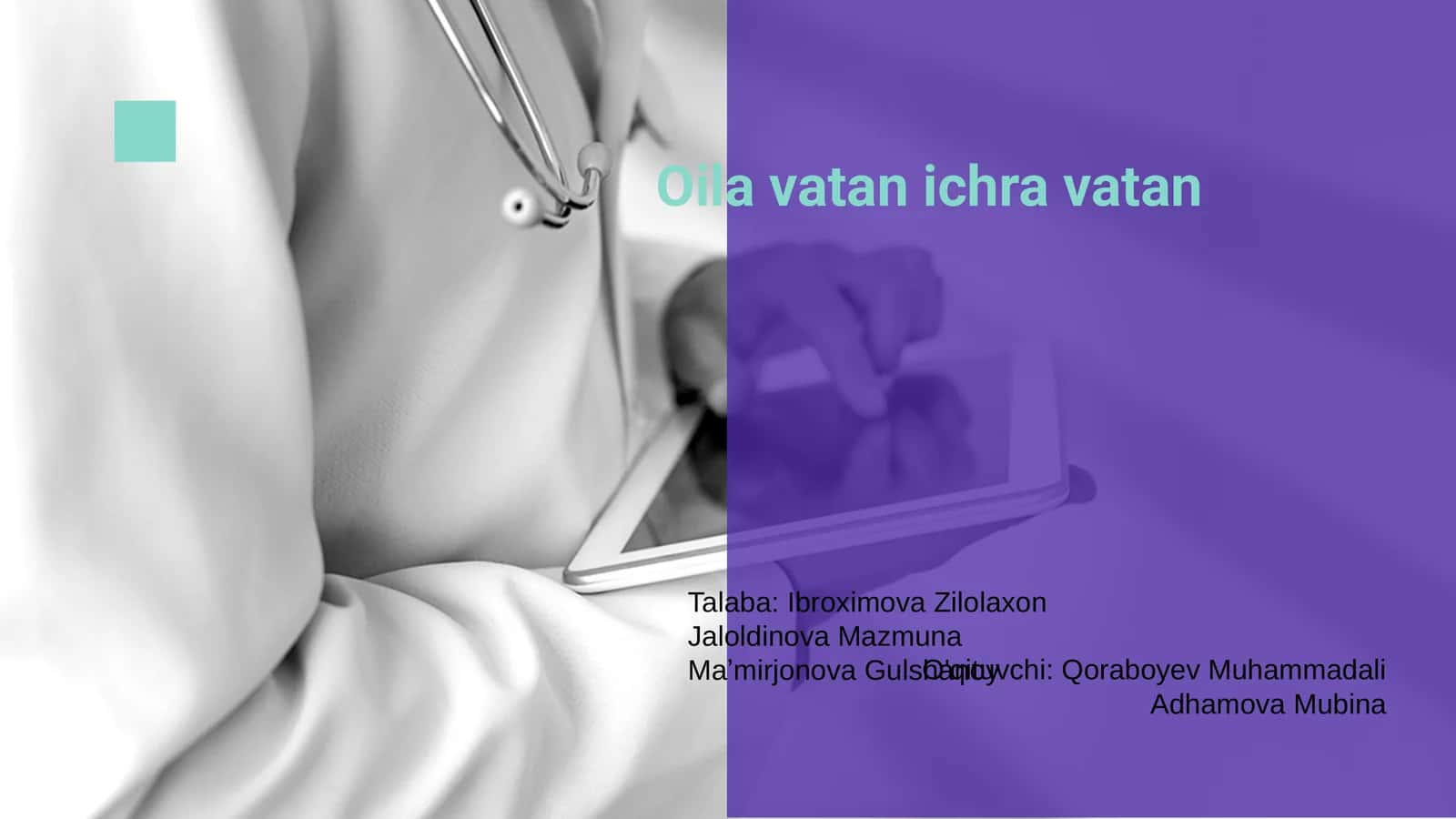 Oila vatan ichra vatan 1