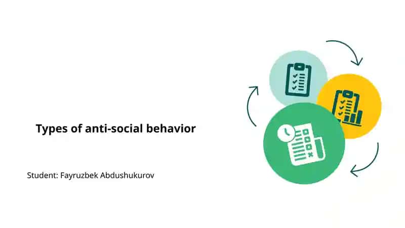 Types of anti-social behavior