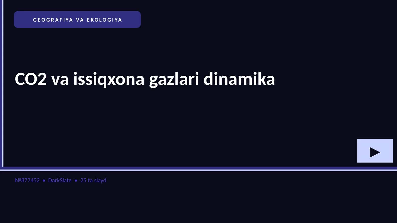 CO2 va issiqxona gazlari dinamika 1