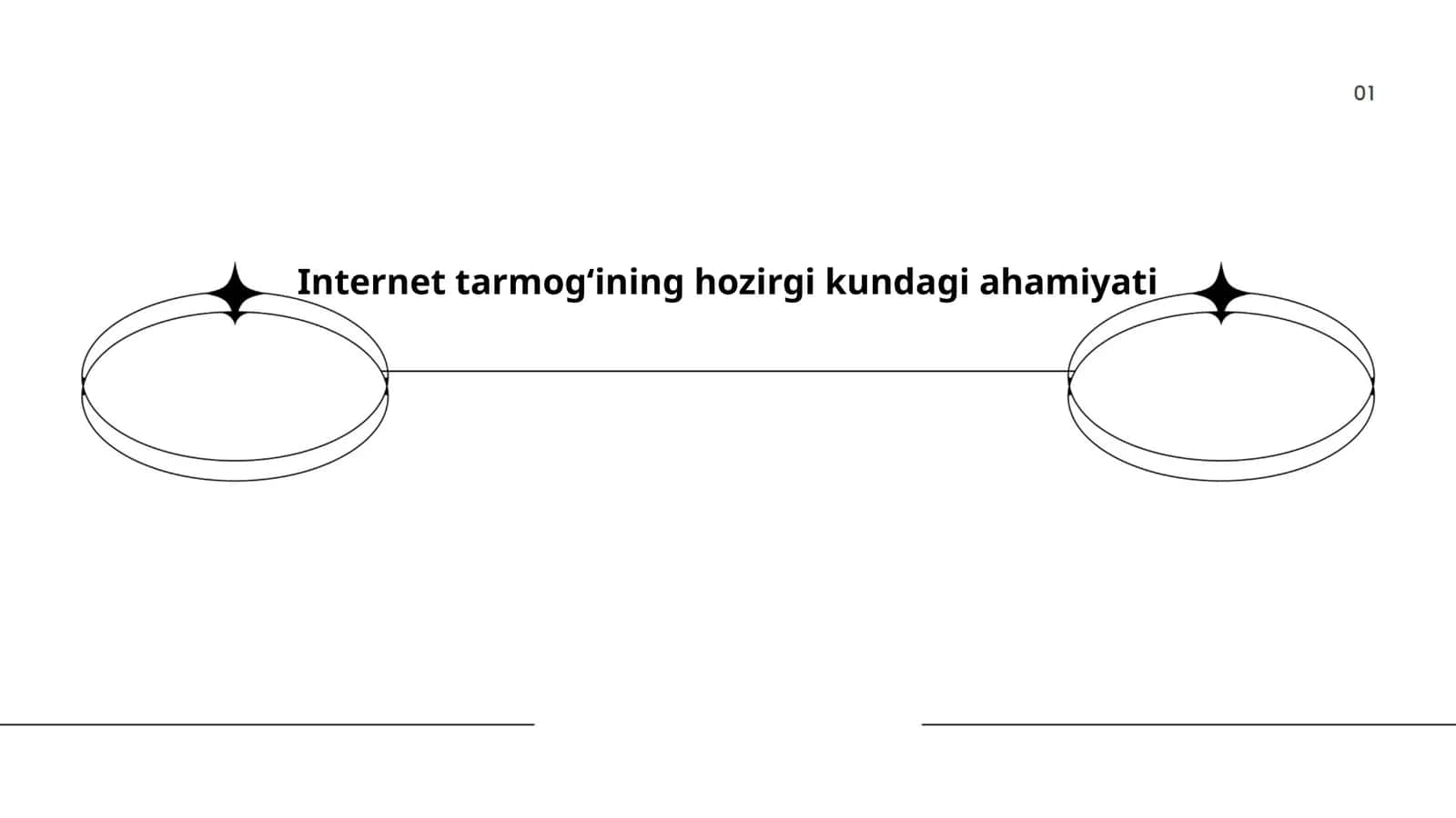 Internet tarmogʻining hozirgi kundagi ahamiyati 1