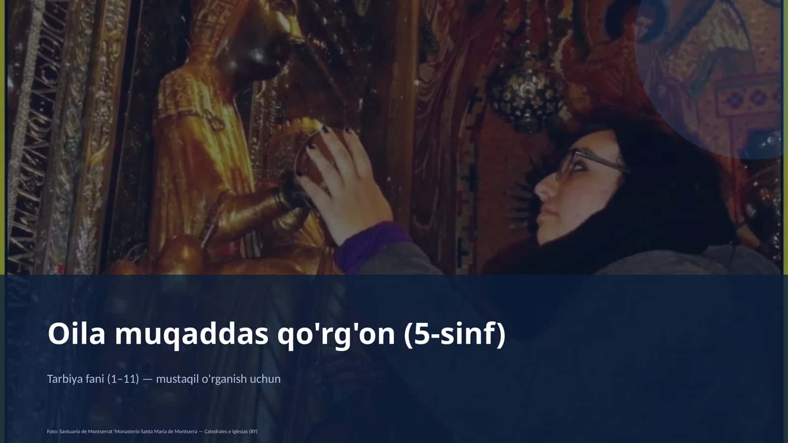 Oila muqaddas qo'rg'on (5-sinf) 1