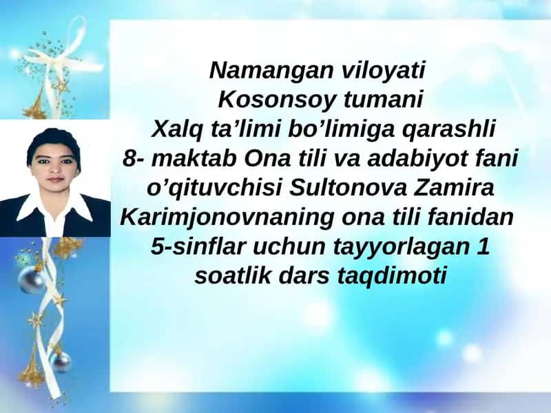Undosh tovushlar yuzasidan o’tilganlarni takrorlash 1
