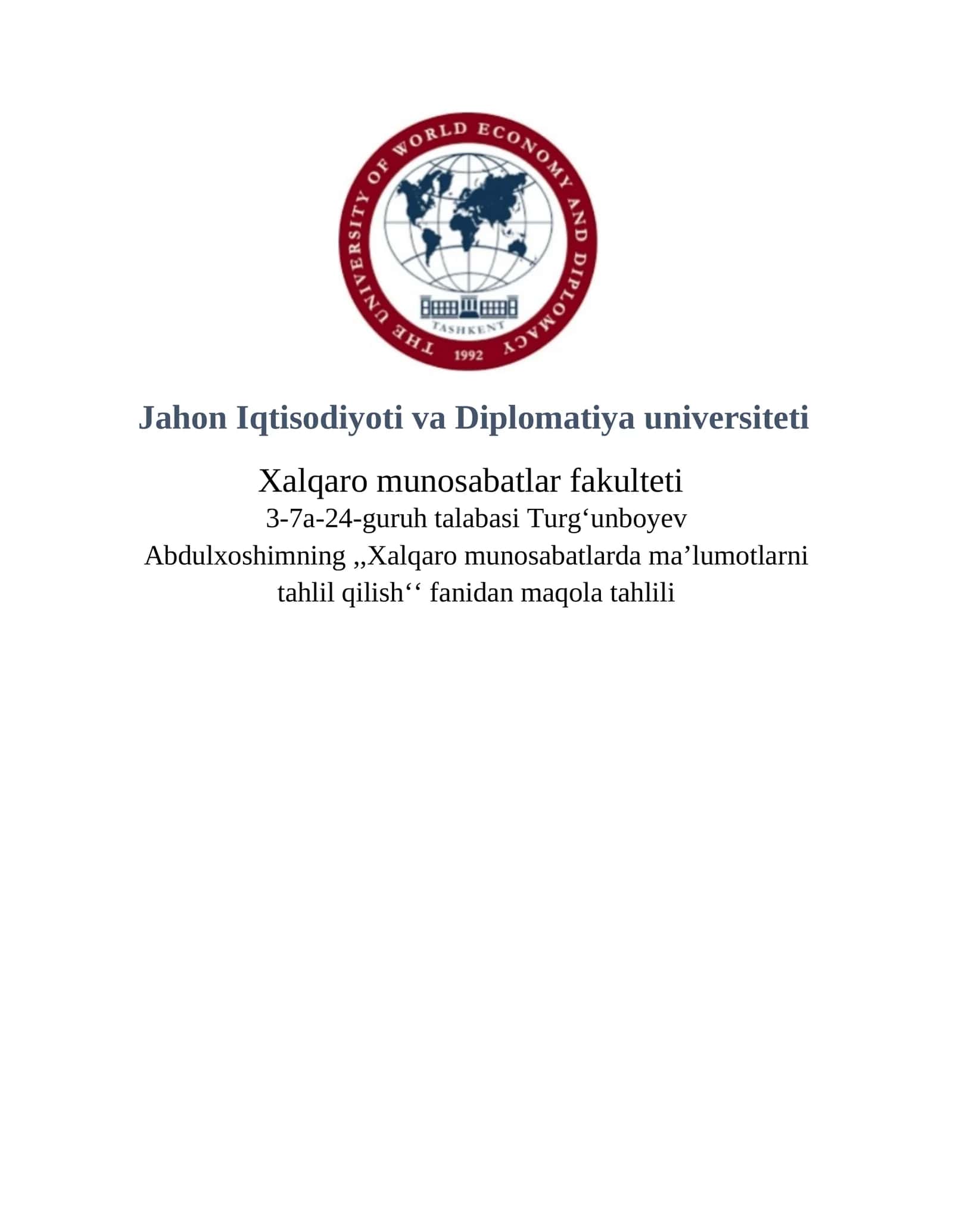 Turk Davlatlari Tashkiloti: Tarixiy rivojlanishi va integratsion ahamiyati 1