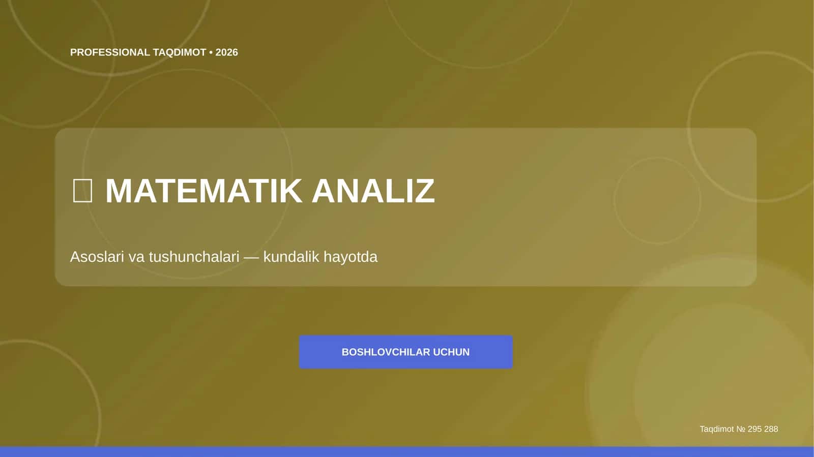 Matematik Analiz 1
