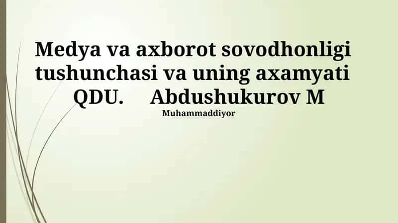 Axborot xavfsizligi 1
