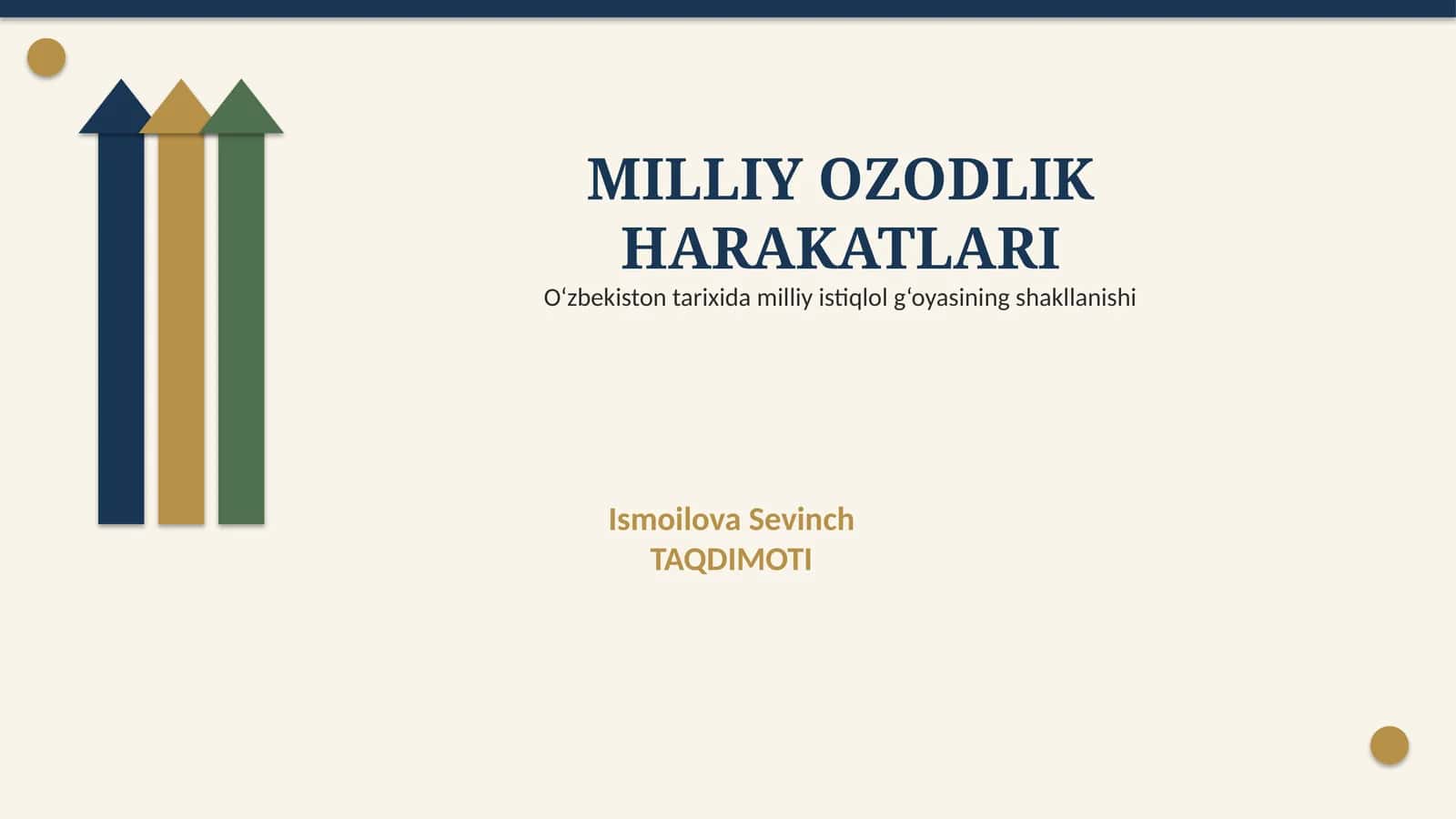 MILLIY OZODLIKHARAKATLARI 1