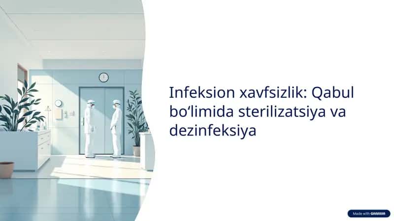 Infeksion xavfsizlik 1