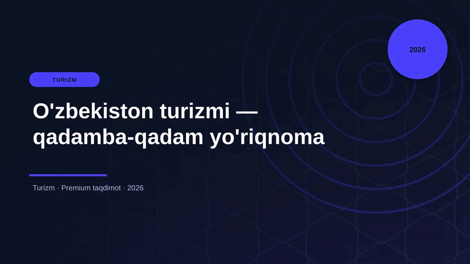 O'zbekiston turizmi — qadamba-qadam yo'riqnoma 1