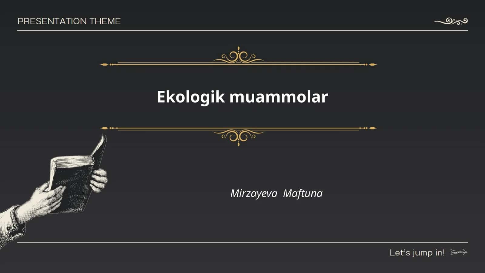 Ekologik muammolar 1