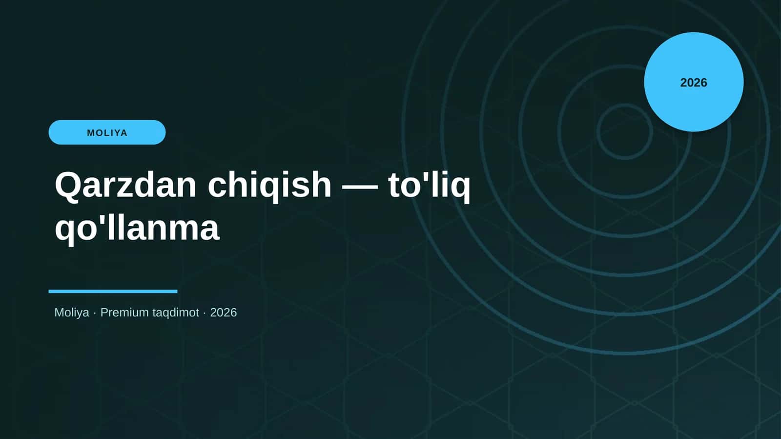 Qarzdan chiqish — to'liq qo'llanma 1