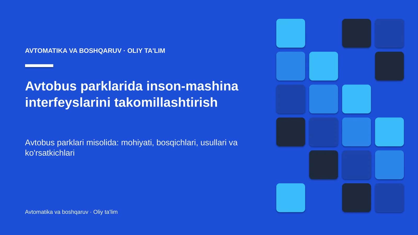 Inson-mashina interfeyslarini takomillashtirish: mohiyati 1