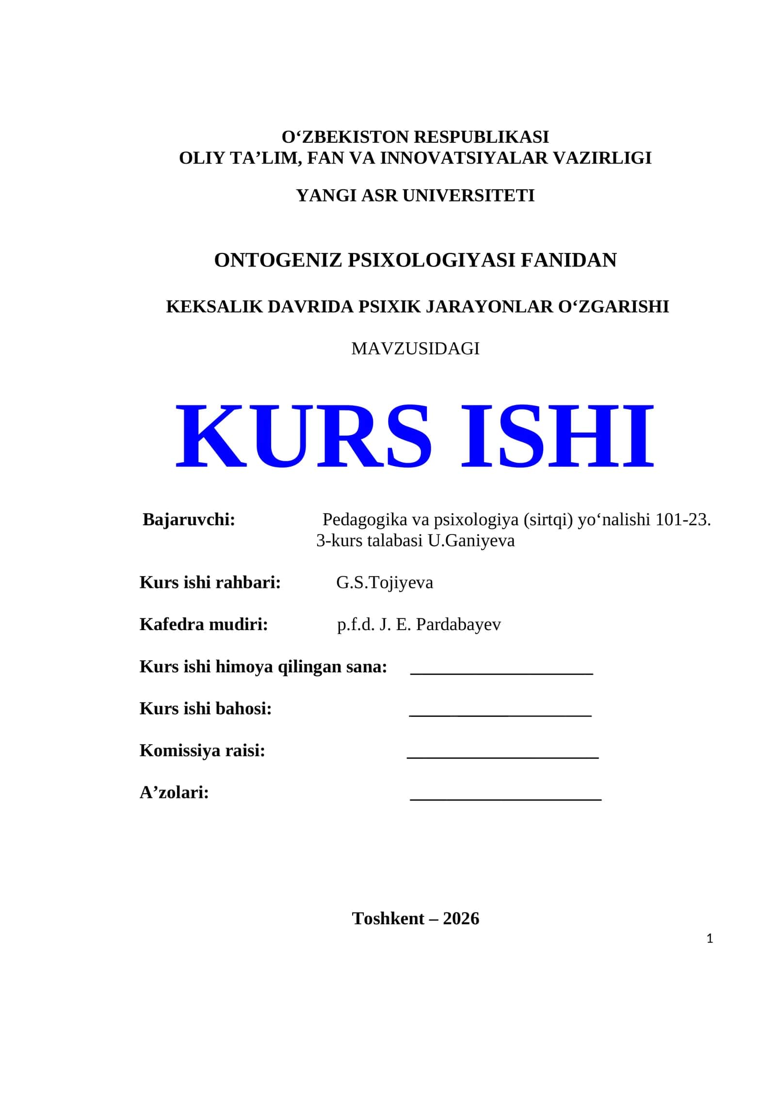 Keksalik davrida psixik jarayonlarning oʻzgarishi 1