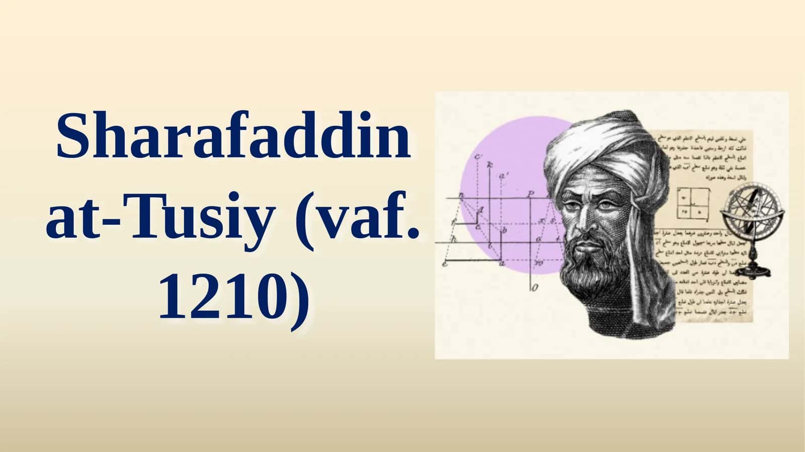 Sharafaddin at-Tusiyning hayoti va ilmiy faoliyati 1