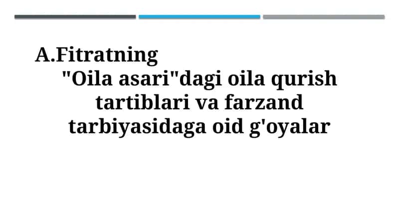Oilaviy munosabatlarda teng huquqlilik va sheriklik tamoyillari 1