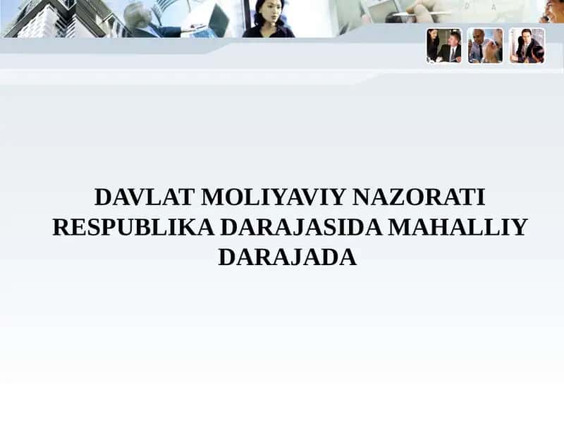 Moliyaviynazorat 1