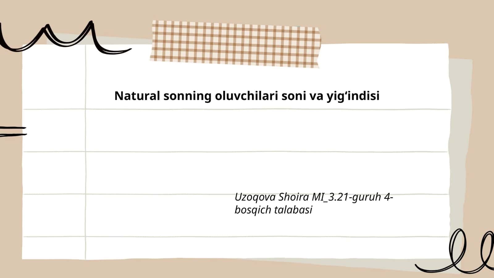 Tabiiy sonlar va ularning xususiyatlari 1