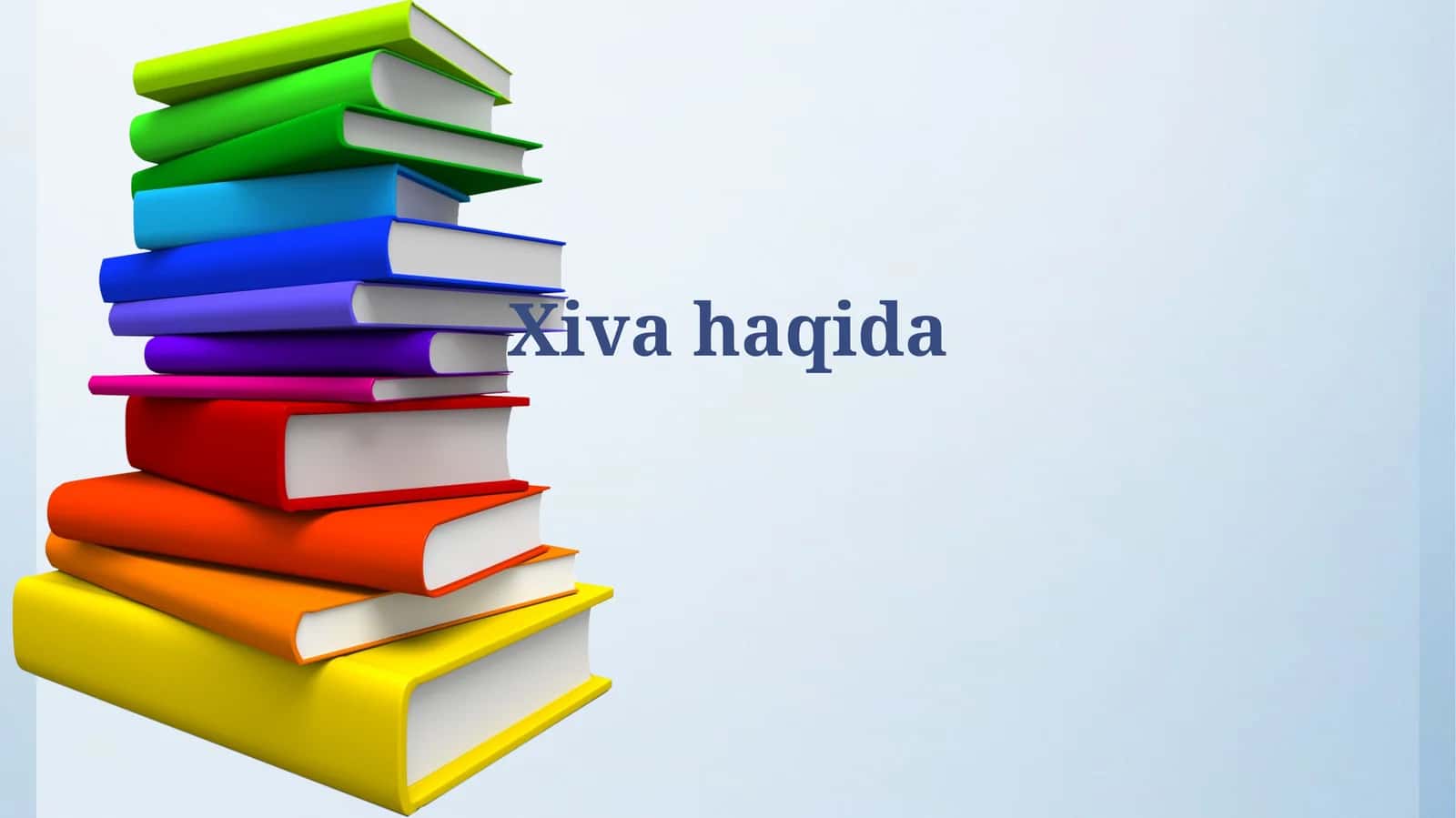 Xivahaqida 1