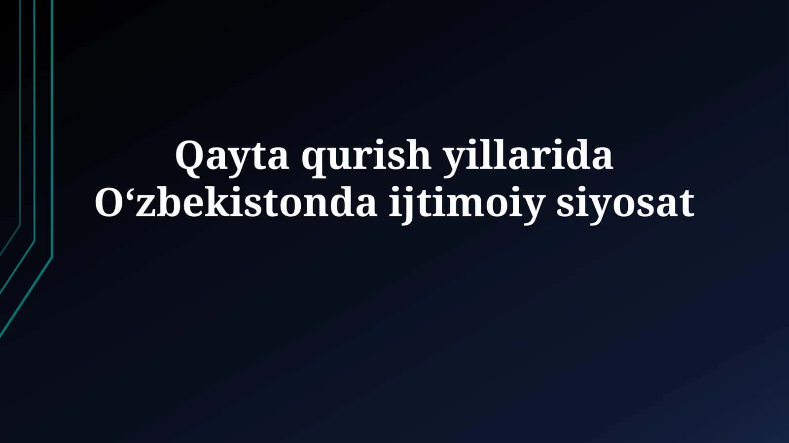 Kam ta'minlangan oilalarni qo'llab-quvvatlash 1