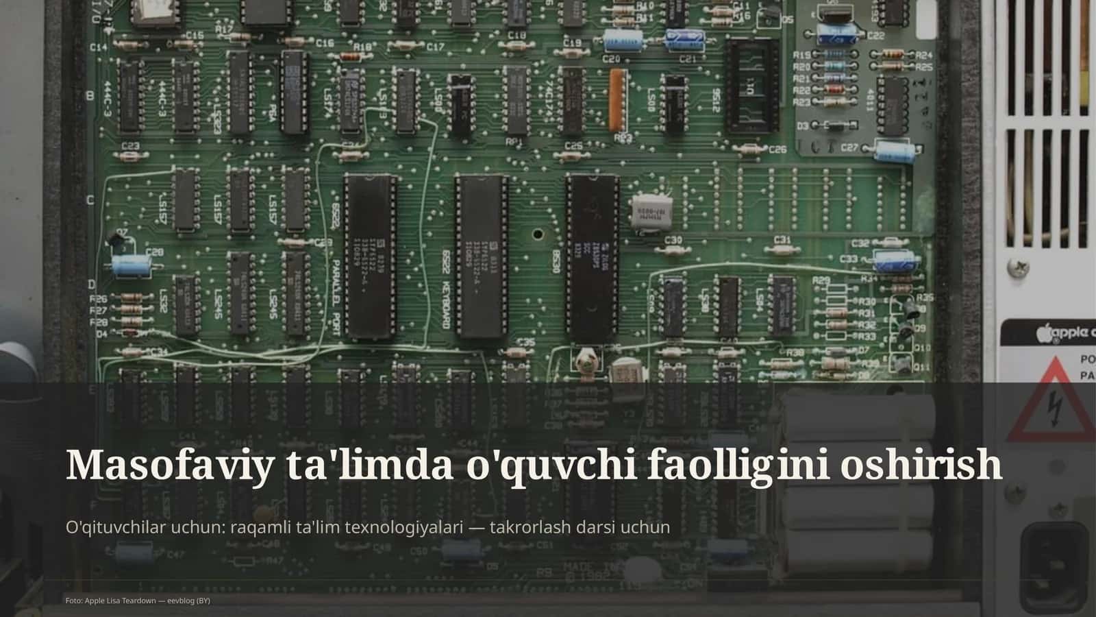 Masofaviy ta'limda o'quvchi faolligini oshirish 1