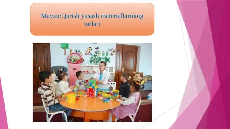 Qurish yasash materiallarining turlari 1
