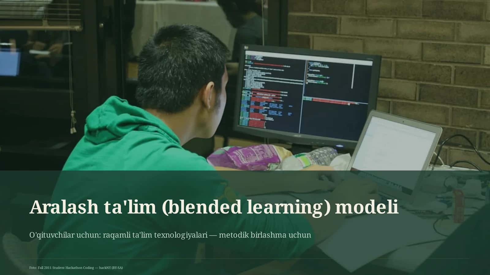 Aralash ta'lim (blended learning) modeli 1