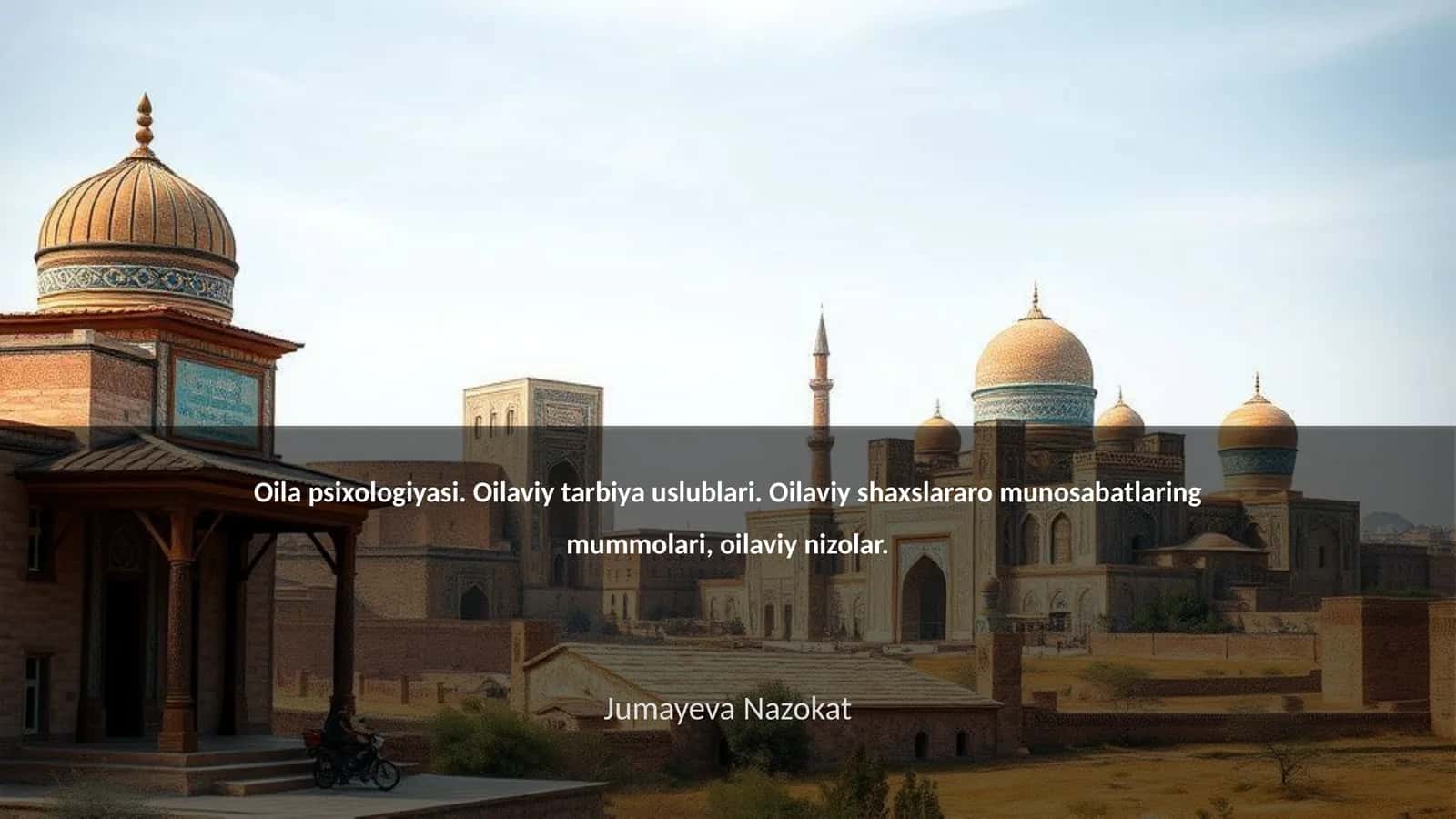 Oilaviy psixologiyasi 1