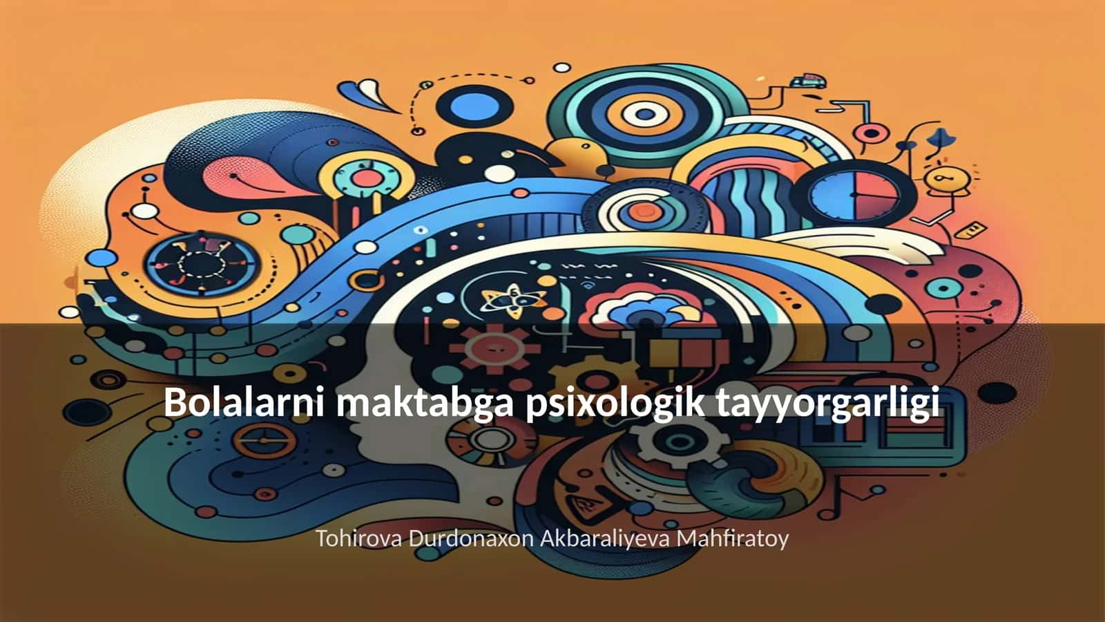 Bolalarni maktabga psixologik tayyorgarligi 1