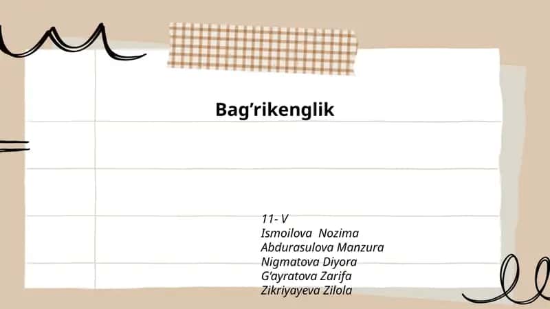 Bag’rikenglikning ta'rifi va nazariy asoslari 1