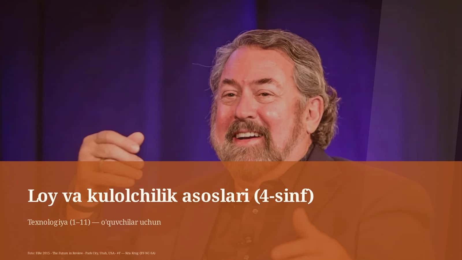 Loy va kulolchilik asoslari (4-sinf) 1