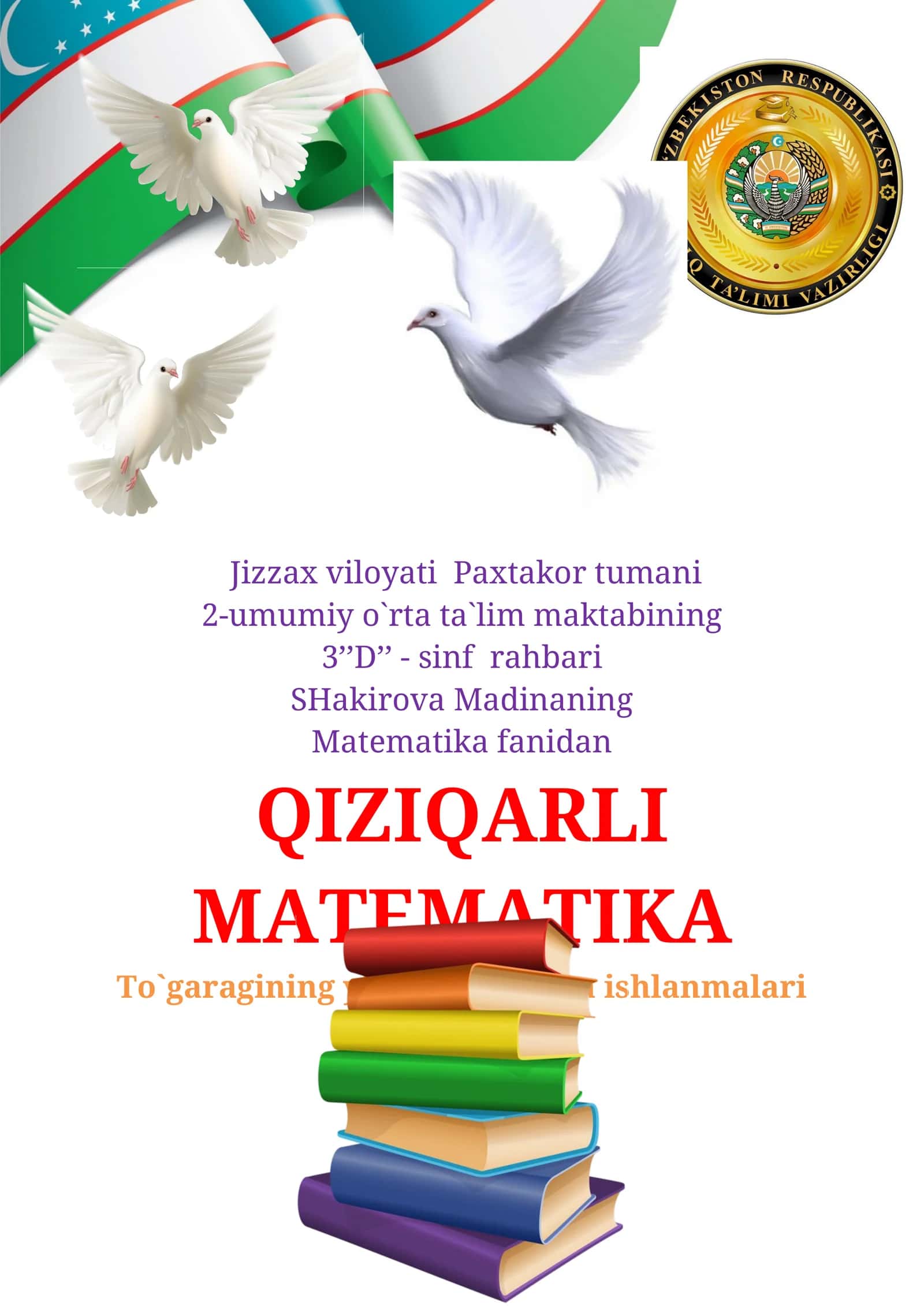 QIZIQARLI MAEMATIKA 1